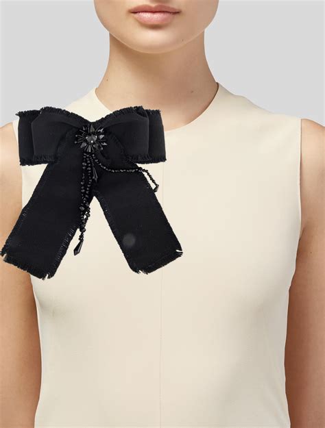 grosgrain bow brooch gucci|Gucci Brooches .